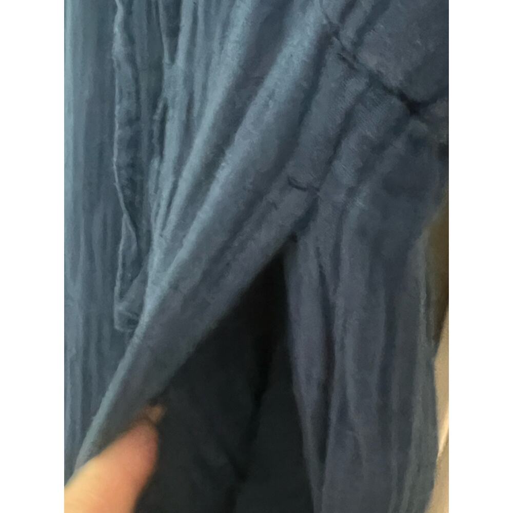 MADEWELL WOMENS 00 ORGANIC COTTON BLUE UTILITY JUMPSUIT BUTTON FRONT LONG SLEEVE - Picture 8 of 10